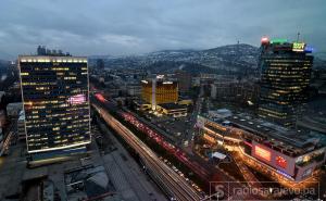 Pogled na Sarajevo iz predsjedničkog apartmana Swissotela